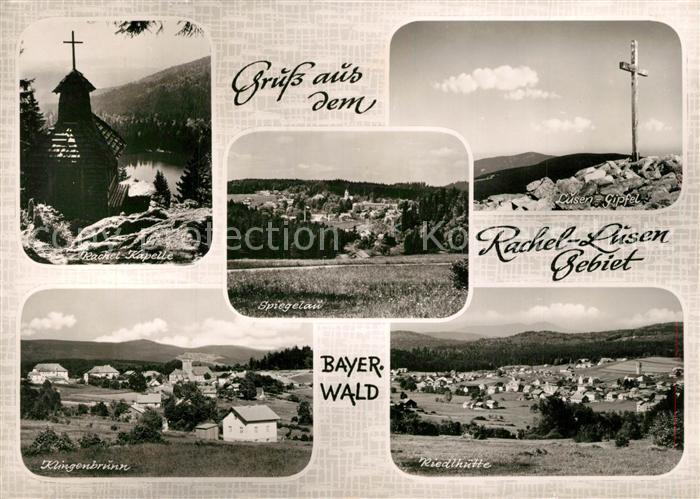 Bayerwald Rachel Kapelle Spiegelau Lusen Gipfel Klingenbrunn Riedlhuette