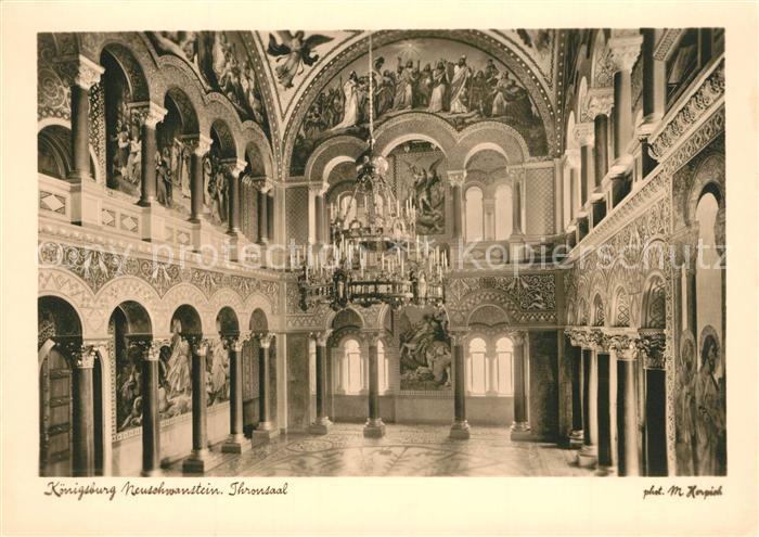 Hohenschwangau Koenigsburg Neuschwanstein Thronsaal