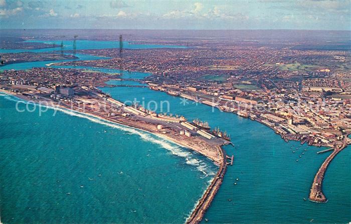 Fremantle Aerial view of the port