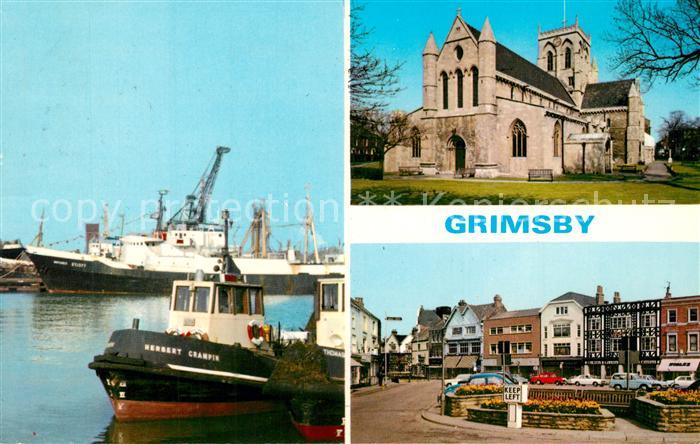 Grimsby Fish Docks St James Church Old Market Place