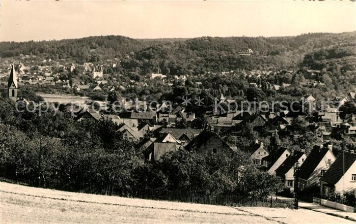 Gernrode Harz Panorama Blick auf Suderode