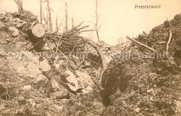 Priesterwald Kriegsschauplatz Totenwald Witwenwald