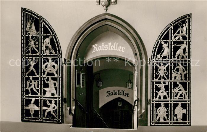 Luebeck Ratskeller Eingangstuer