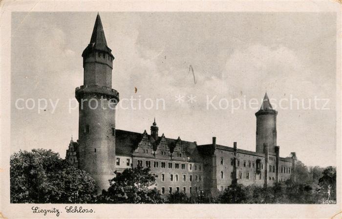 Liegnitz Legnica Schloss Bromsilber Imitation