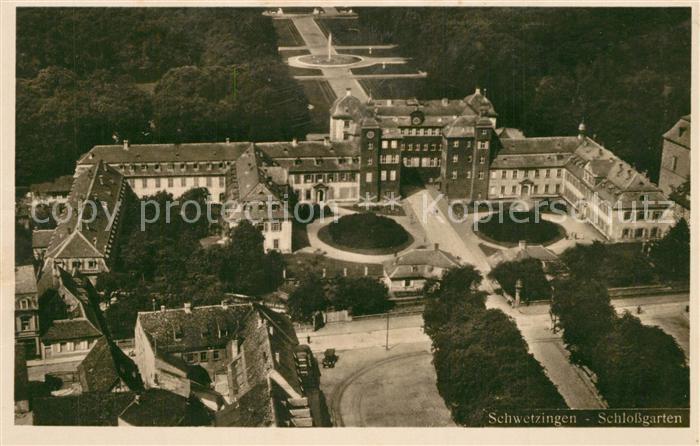 Schwetzingen Schloss Schlossgarten Fliegeraufnahme