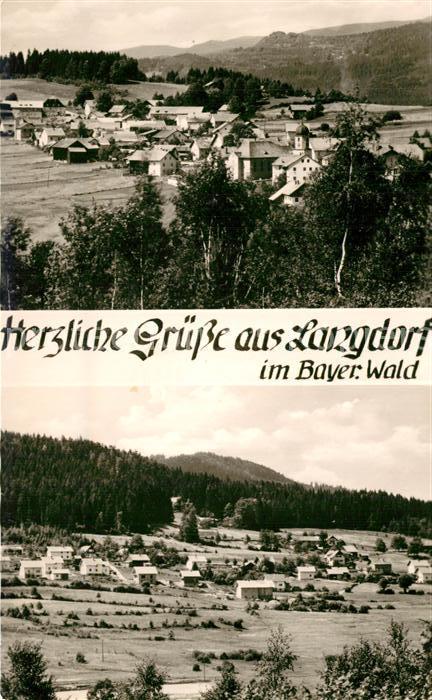 Langdorf Regen Panorama Bayerischer Wald