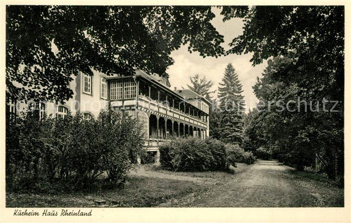 Weilmuenster Kurheim Haus Rheinland Kindersanatorium