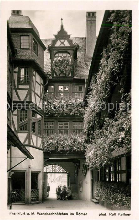 Frankfurt Main Wanebachhoefchen im Roemer