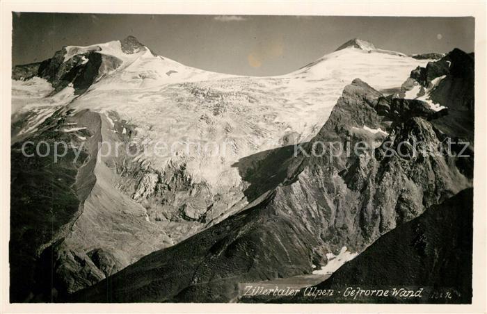 Zillertal Tirol Gebirgspanorama Zillertaler Alpen Gefro