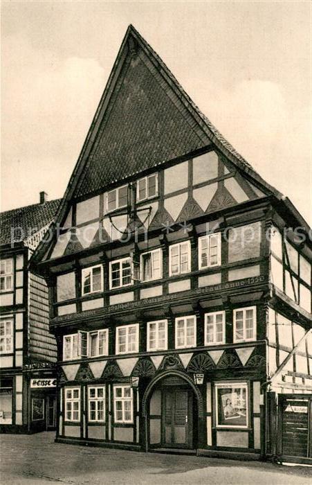 Osterode Harz Gasthof zur Ratswaage Fachwerkhaus