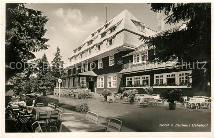 Feldberg Schwarzwald Hotel Kurhaus Hebelhof Terrasse