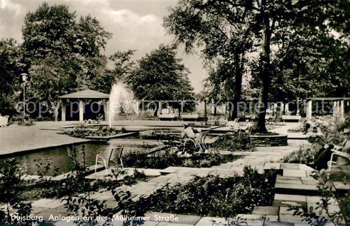Duisburg Ruhr Anlagen an der Muelheimer Strasse