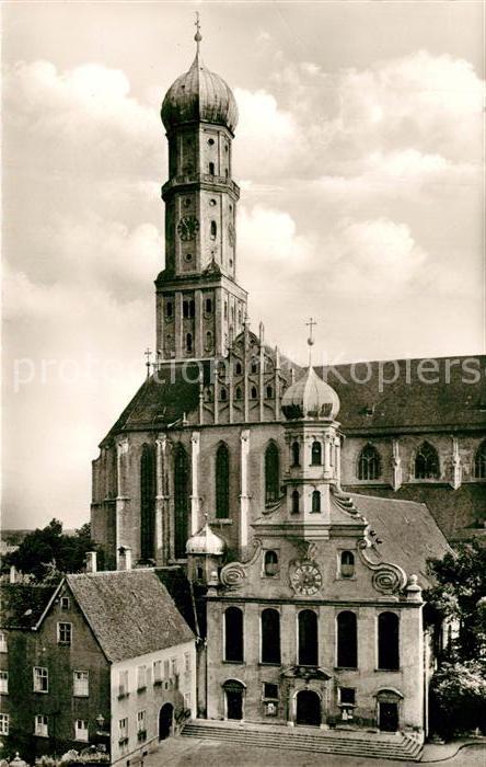 Augsburg Ulrichsmuenster und Ulrichskirche