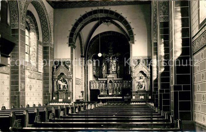 Loeffingen Wallfahrtskirche zum Witterschneekreuz Innenansicht
