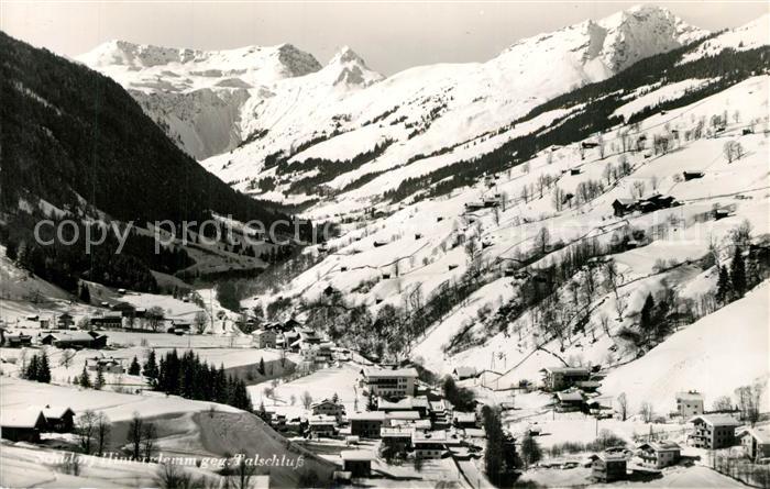 Hinterglemm Saalbach Panorama Wintersportplatz Allgaeuer Alpen