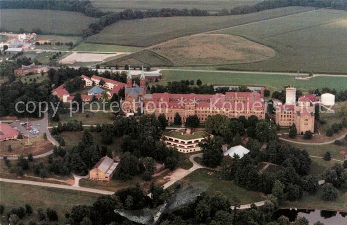 Saint Meinrad Archabbey and Seminary aerial view