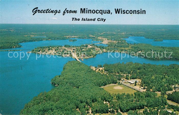 Minocqua Air view Island City