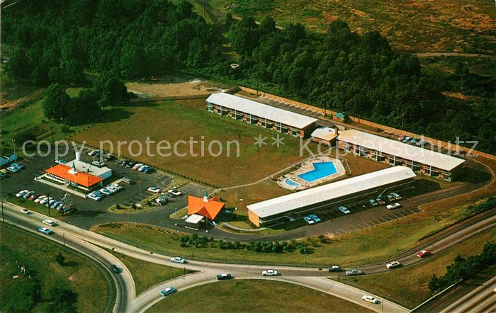 Clark New Jersey Howard Johnson's Motor Lodge Restaurant aeriel view