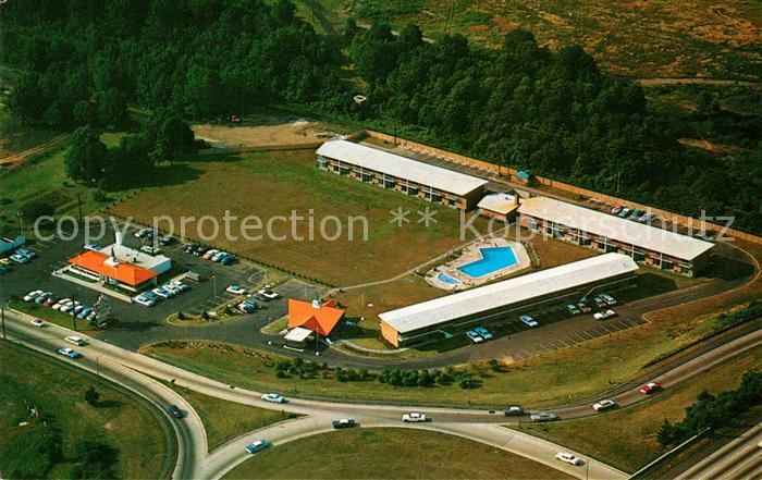 Clark New Jersey Howard Johnson's Motor Lodge and Restaurant aerial view