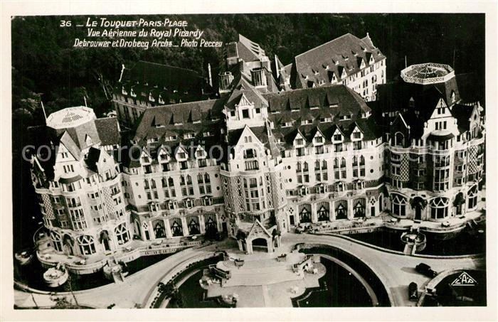 Le Touquet-Paris-Plage Hotel Royal Picardy vue aérienne