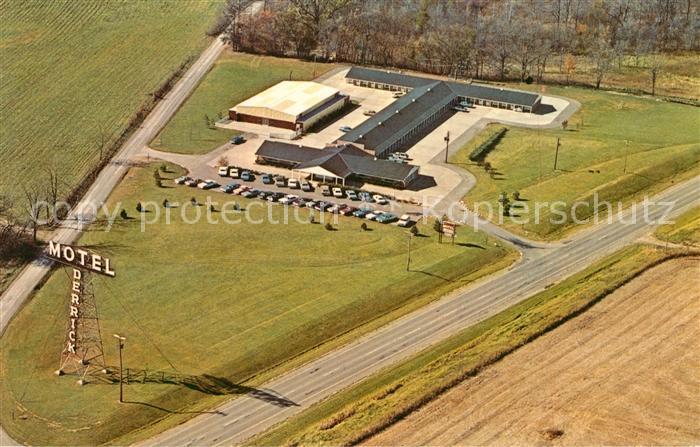 Mount Gilead Ohio Derrick Motel aerial view