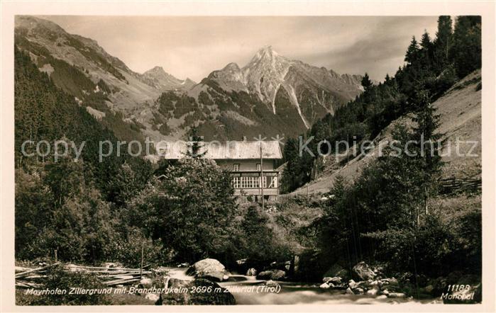 Mayrhofen Zillertal Brandbergkolm Zillertaler Alpen