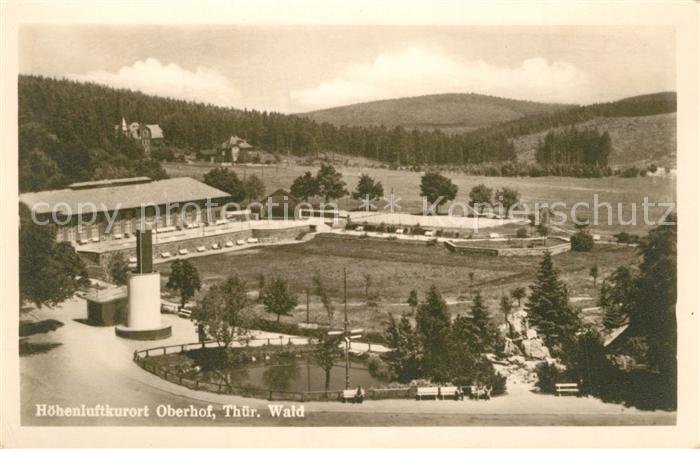 Oberhof Thueringen Panorama Hoehenluftkurort Thueringer Wald