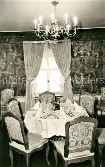 Moritzburg Sachsen HO Gaststaette Hotel Waldschaenke Prinzenzimmer