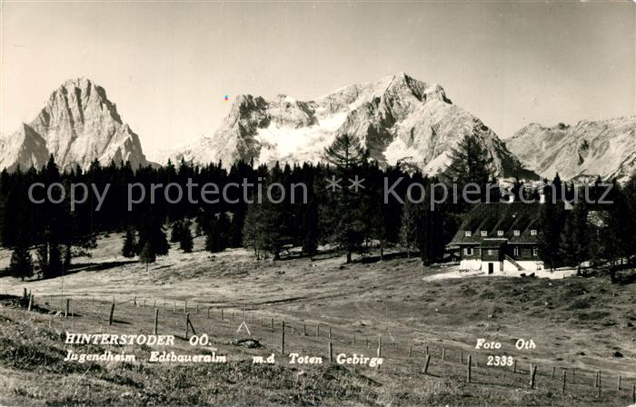 Hinterstoder Jugendheim Edtbaueralm Alpenpanorama