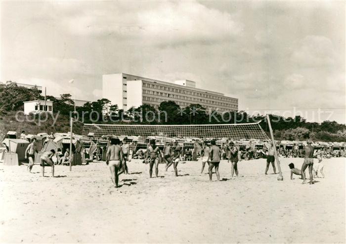 Zinnowitz Ostseebad Feriendienst IG Wismut Blick zum Ferienheim Roter Oktober Be
