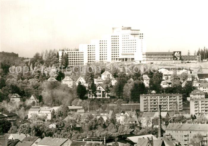 Friedrichroda Teilansicht mit FDGB Erholungsheim August Bebel