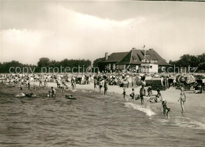 Zingst Ostseebad Strand HO Gaststaette Kurhaus