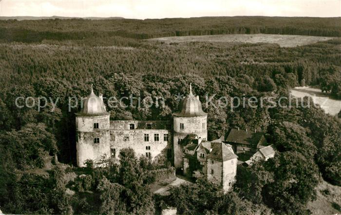 Reinhardswald Sababurg Fliegeraufnahme