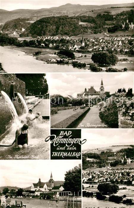 Bad Hoenningen Panorama Thermalbad Rosengarten Freibad