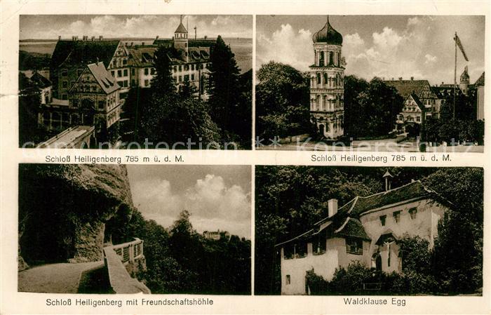 Heiligenberg Baden Schloss Freundschaftshoehle Waldklause Egg