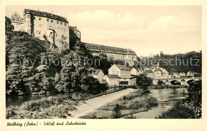 Weilburg Schloss und Lahnbruecke