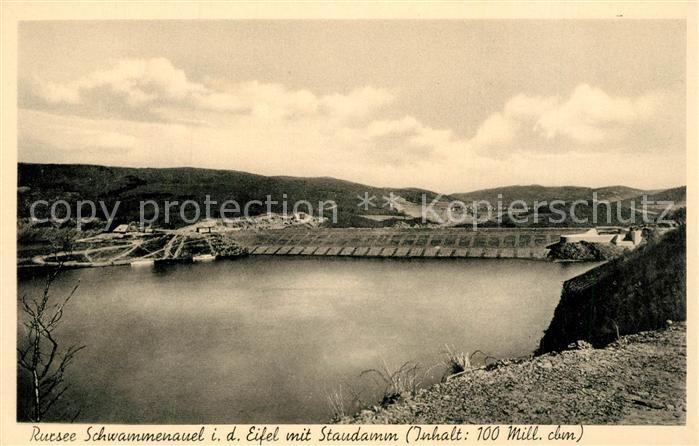 Heimbach Schwammenauel Rursee Staudamm