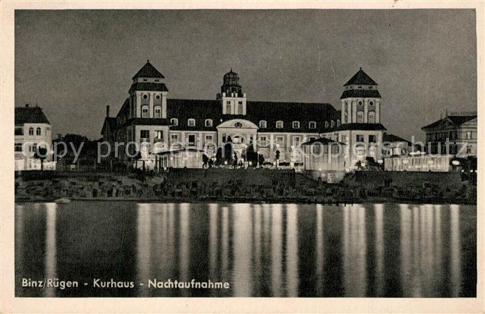 Binz Ruegen Kurhaus Nachtaufnahme
