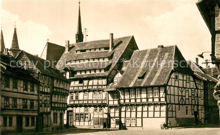 Halberstadt Am Kulke Altstadt Fachwerkhaeuser
