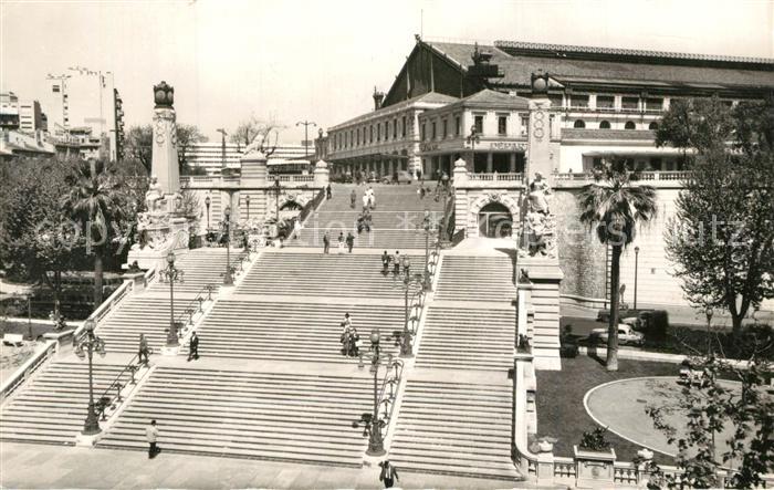 Marseille Bouches-du-Rhone Escalier Monumental de la Gare Saint Charles