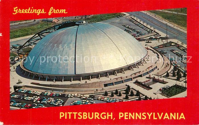 Pittsburgh Public Auditorium aerial view