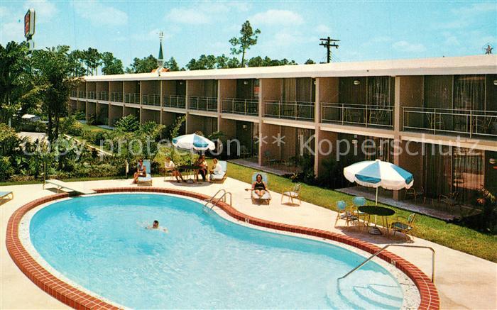 Homestead Florida Howard Johnson's Motor Lodge Swimming Pool