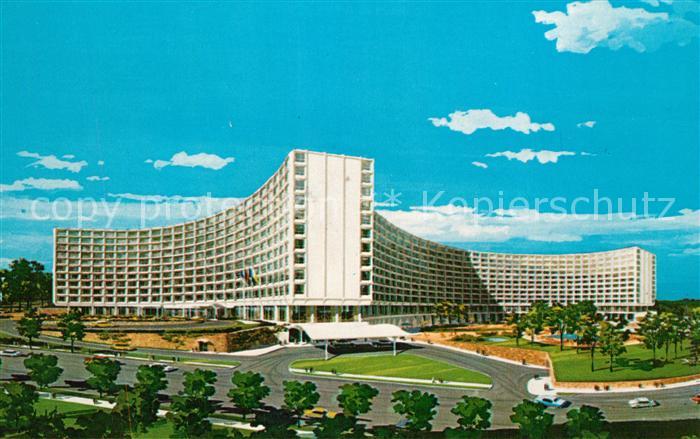 Washington DC Hilton Hotel Illustration Kuenstlerkarte