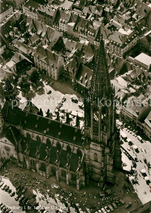 Freiburg Breisgau Muenster Fliegeraufnahme