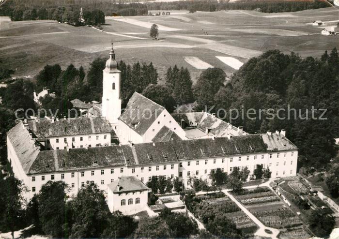 Dietramszell Schloss und Kloster Fliegeraufnahme