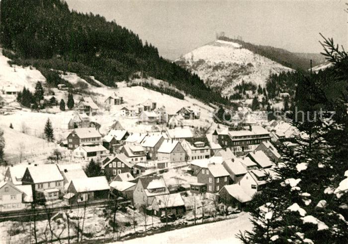 Sieber Panorama Gebirgskurort im Winter