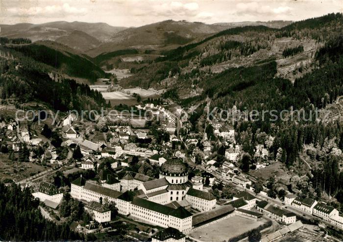 St Blasien Kloster Schwarzwald Fliegeraufnahme