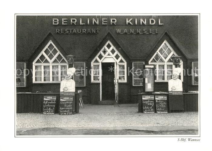 Wannsee Berliner Kindl Restaurant Wannsee