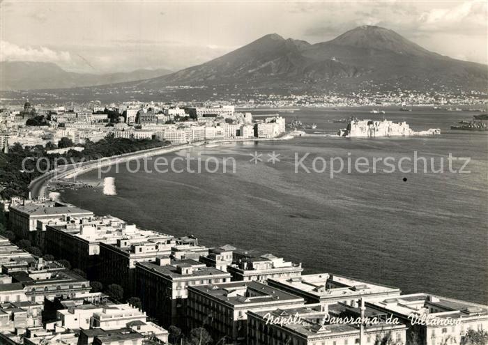 Napoli Neapel Panorama da Villanova Vulkan Vesuv
