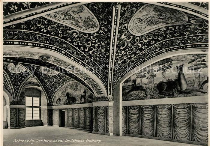 Schleswig Holstein Hirschsaal im Schloss Gottorp